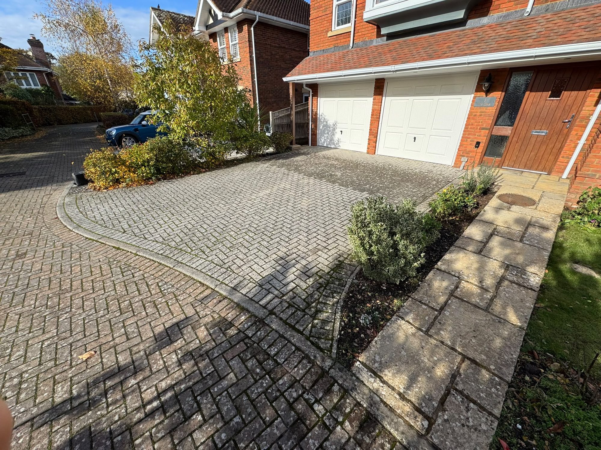 Exterior cleaning before and after by Purefection in Lymington - before