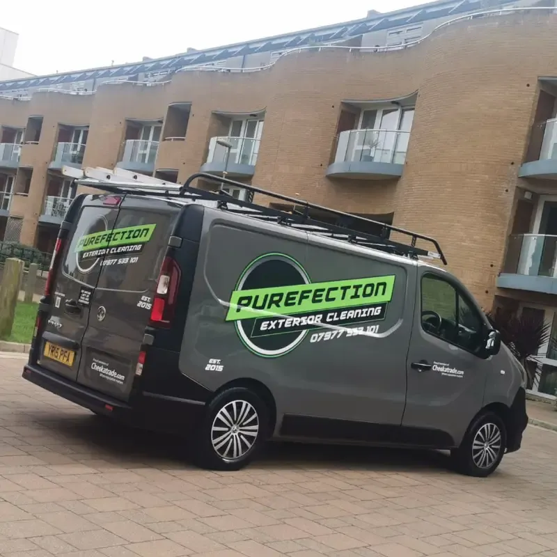 Purefection Exterior Cleaning van in Lymington