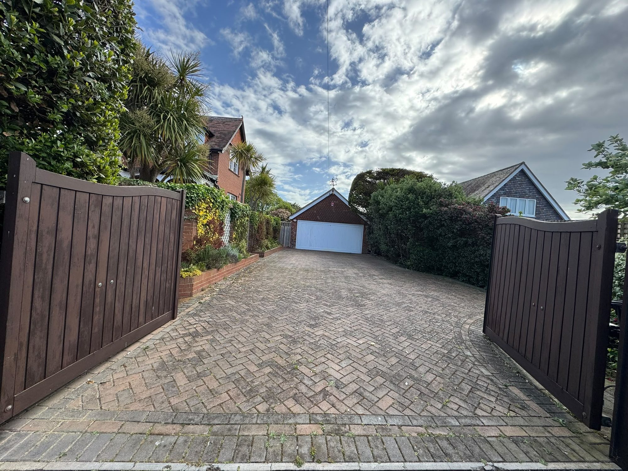 Exterior cleaning before and after by Purefection in Lymington - before